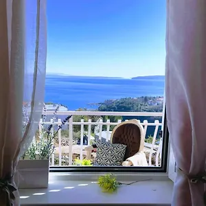Cozy Bosnjak Near Opatija, With Sea View Terrace, Air Condition, Free Private Parking Apartment